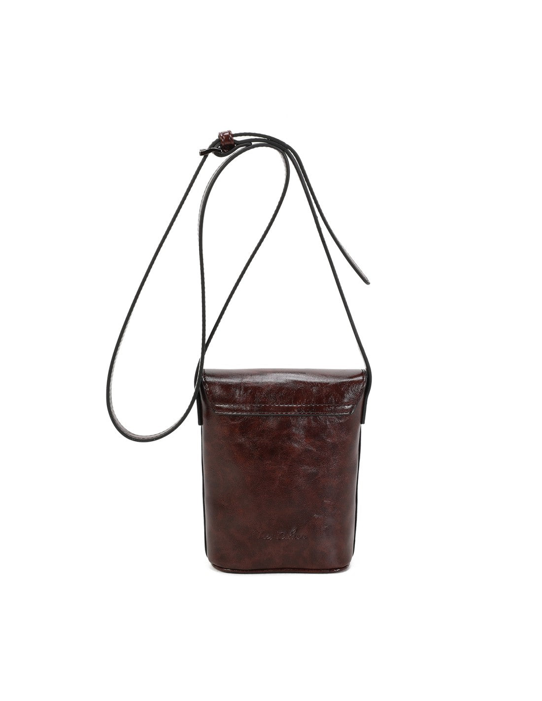 Pochette à rabat aimanté - Marron