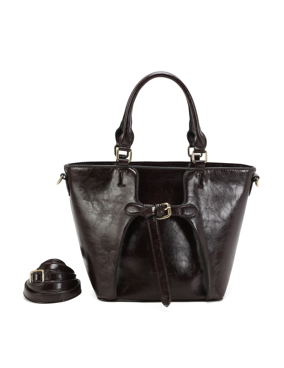 Sac zippé - Marron Foncée