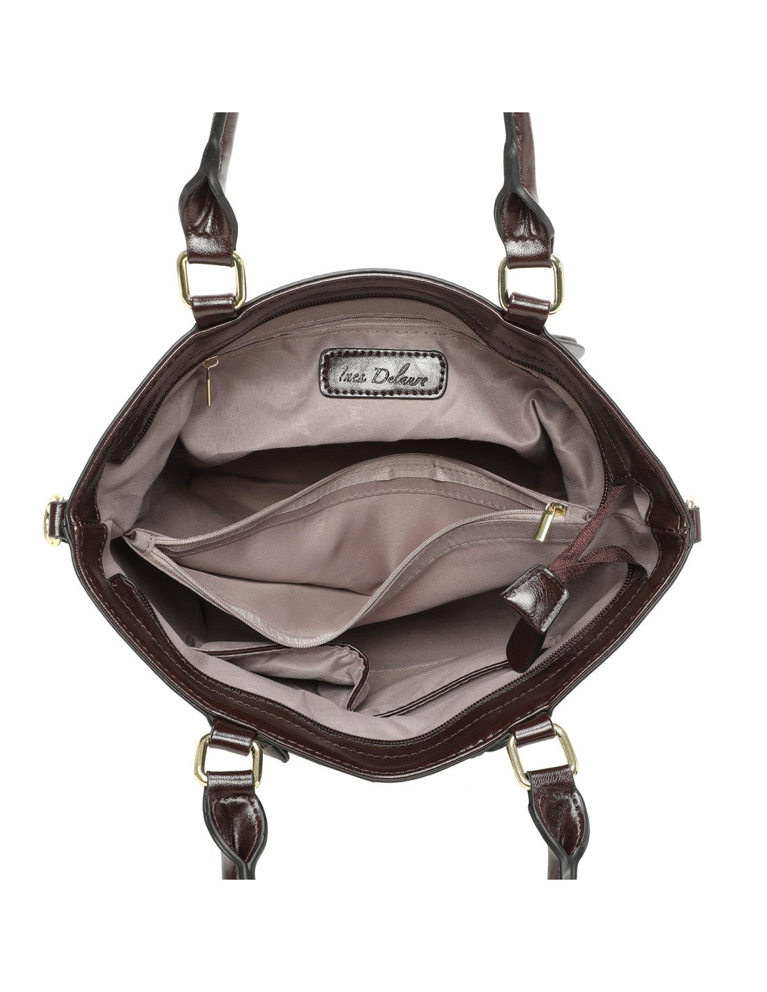 Sac zippé - Marron Foncée
