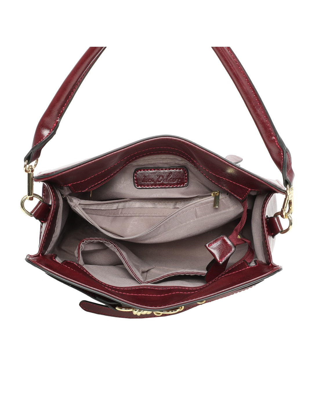 Sac zippé 1685419 - Bordeaux