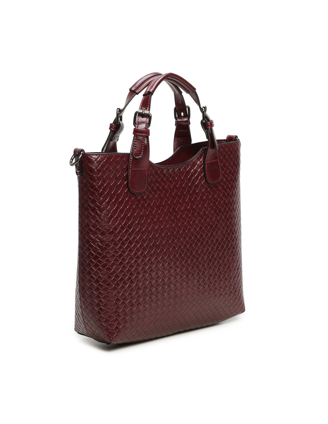 Cabas avec doublure - Bordeaux