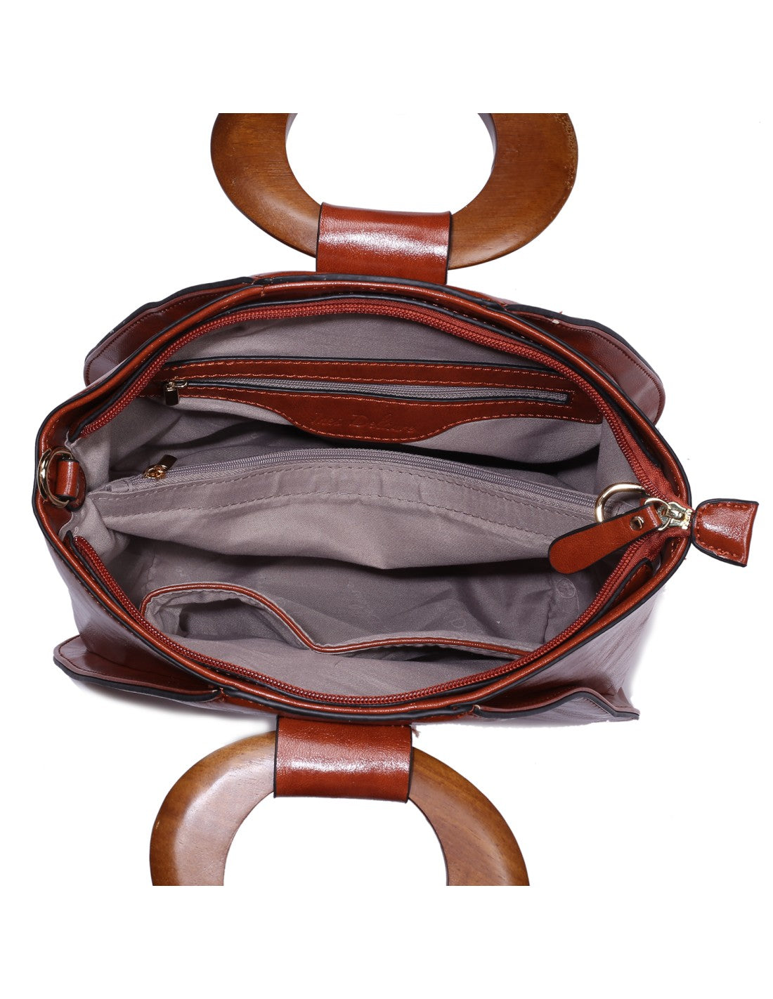 Sac zippé - Marron Claire